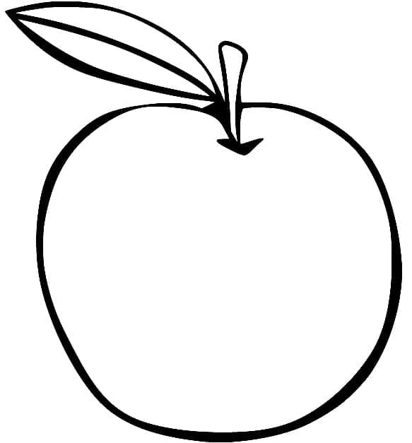 Målarbild Äpple 1