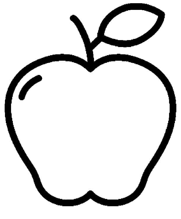 Målarbild Äpple 2