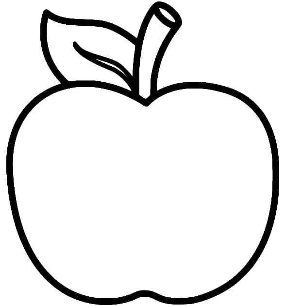 Målarbild Äpple 5