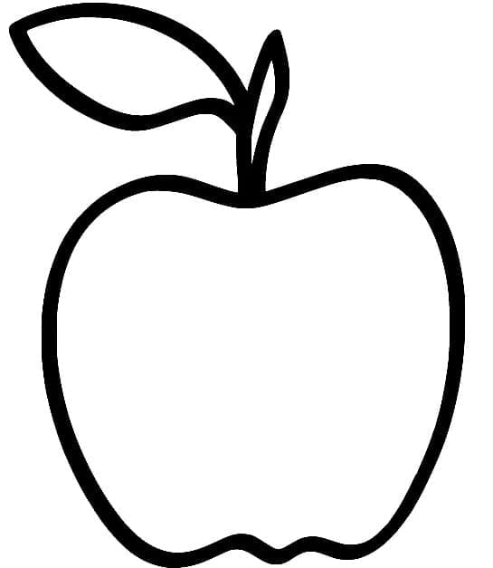 Målarbild Äpple 6