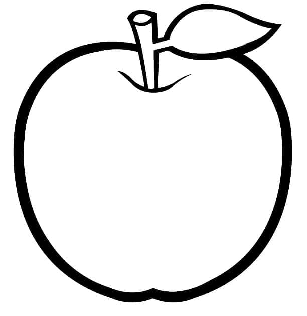 Målarbild Äpple 7