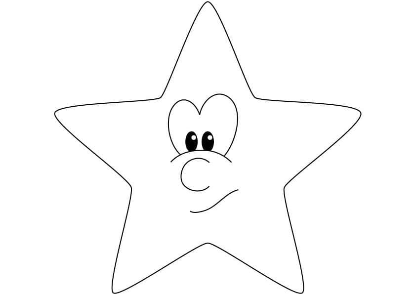 Målarbild Bedårande Stjärna