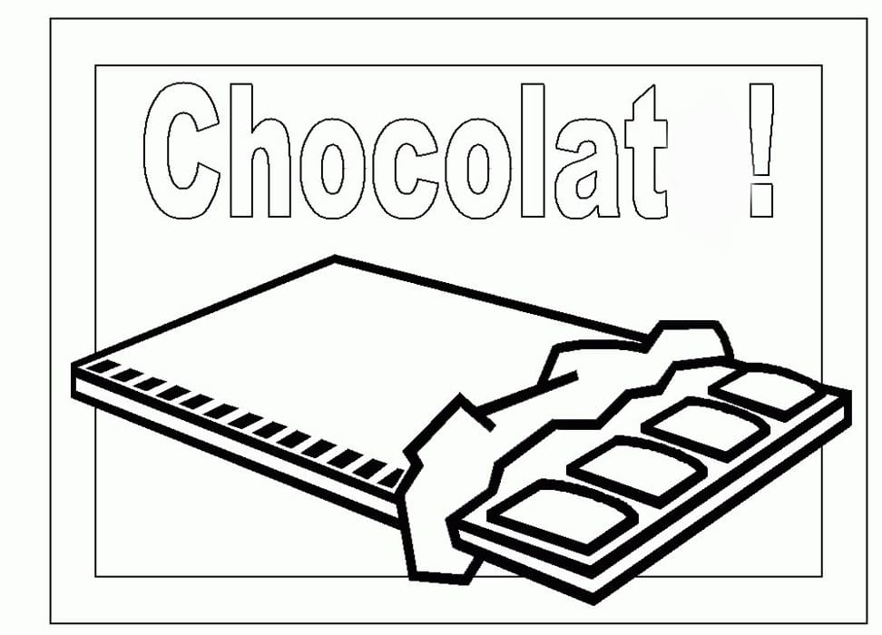Målarbild Choklad 2