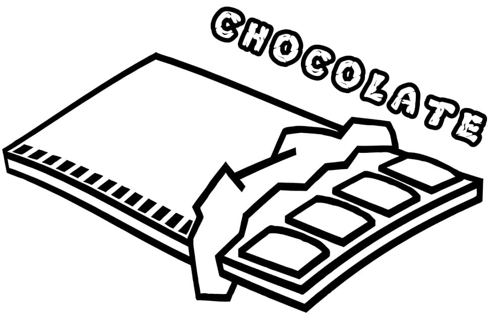 Målarbild Choklad för Barn