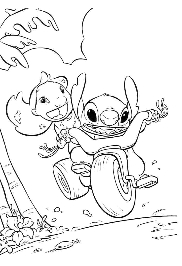 Målarbild Disney Lilo och Stitch