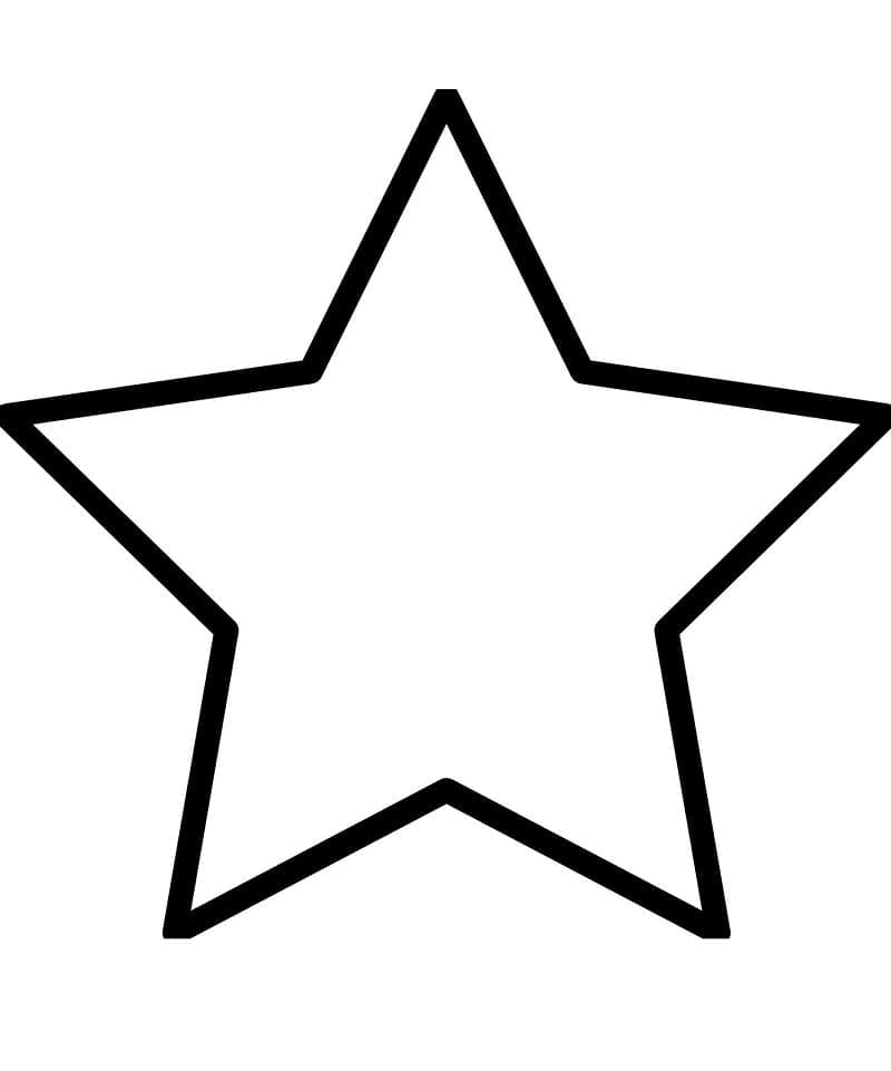 Målarbild En Stjärna