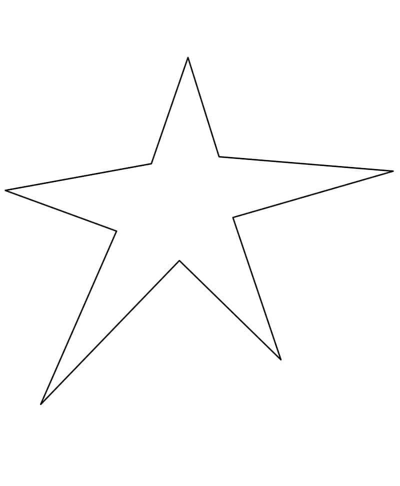 Målarbild Fin Stjärna