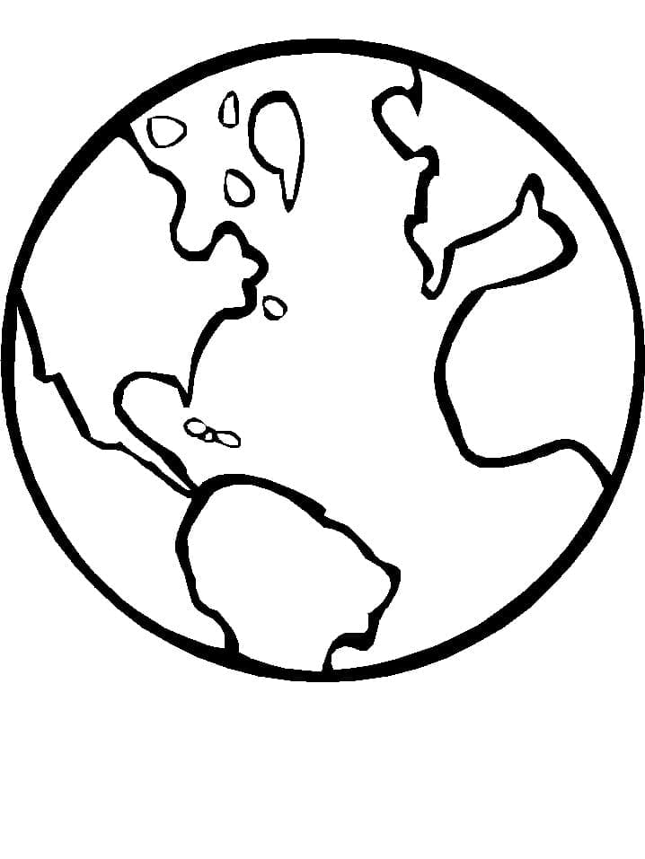 Målarbild Jorden 1