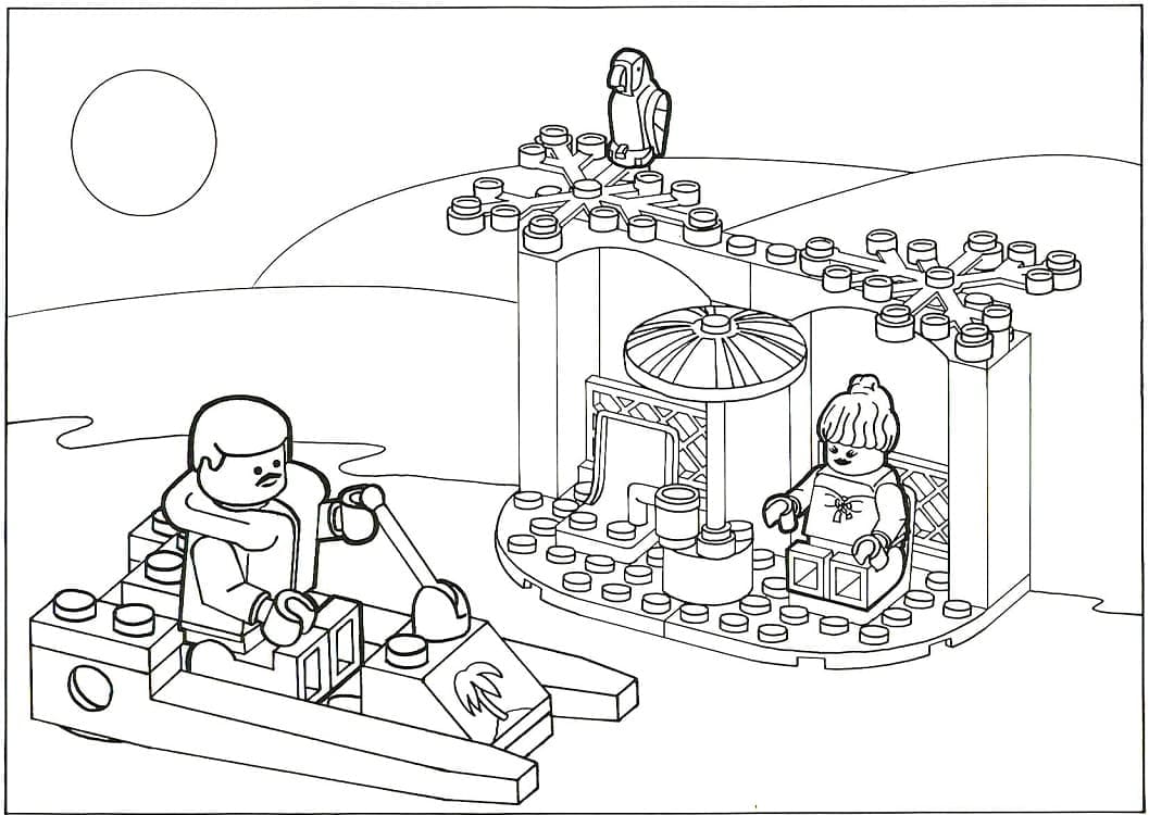 Målarbild Lego City 10