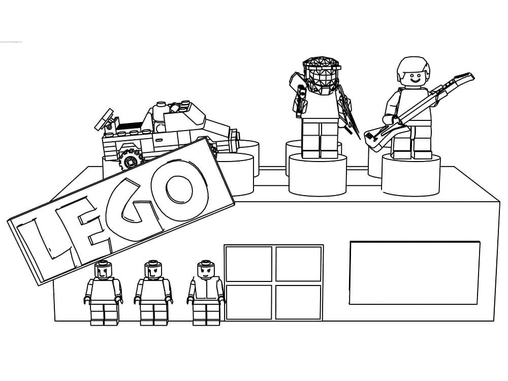 Målarbild Lego City 9