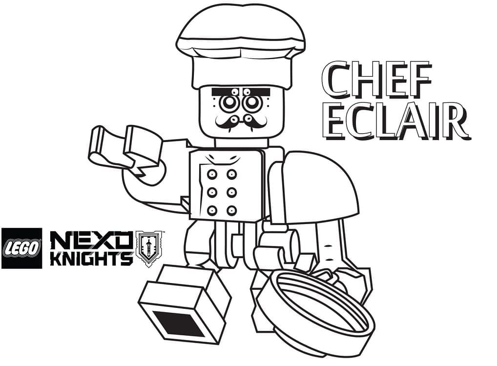 Målarbild Lego Nexo Knights Eclair
