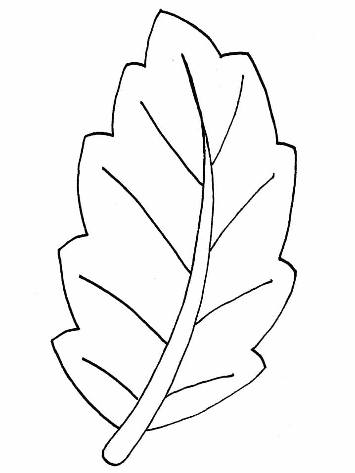 Målarbild Löv 2