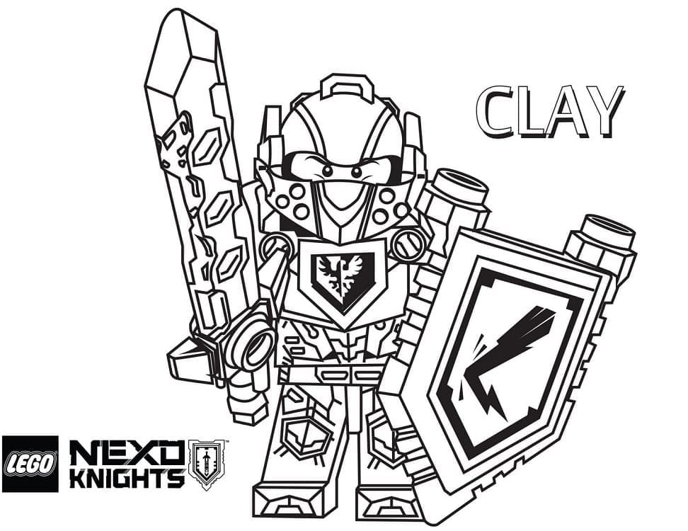 Målarbild Nexo Knights Clay