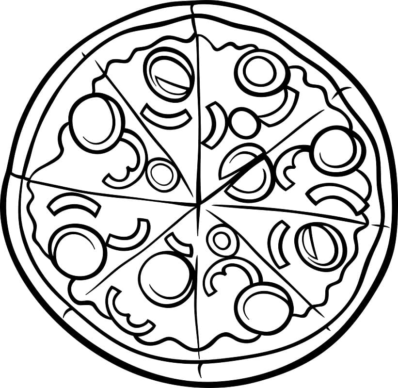 Målarbild Pizza Gratis
