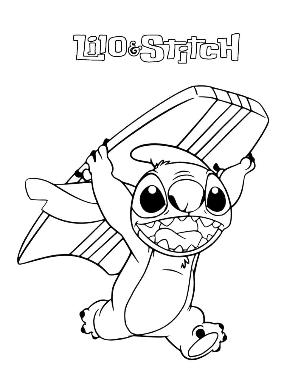M larbild S t Stitch Skiv Ut Gratis P Malarbilder se