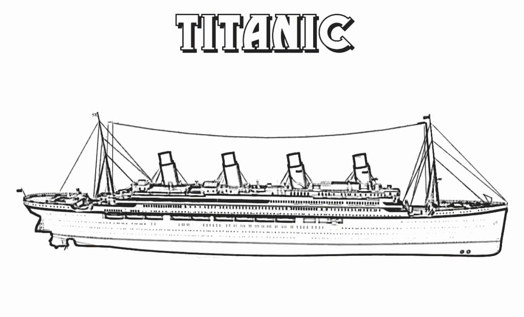 Målarbild Titanic 11