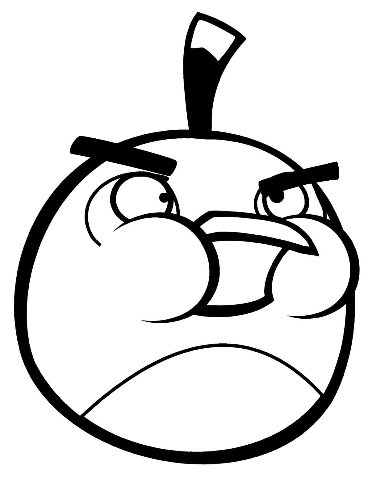 Målarbild Bomb från Angry Birds