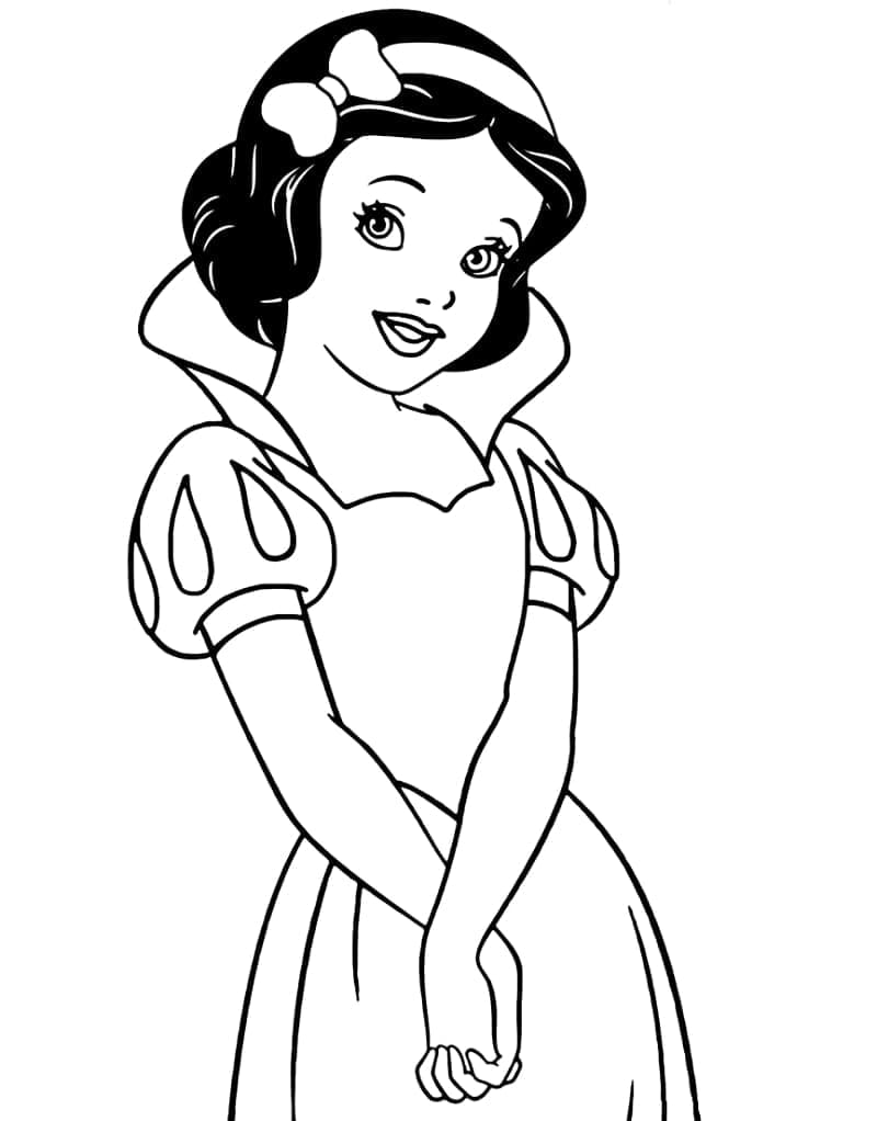 Målarbild Disney Prinsessan Snövit