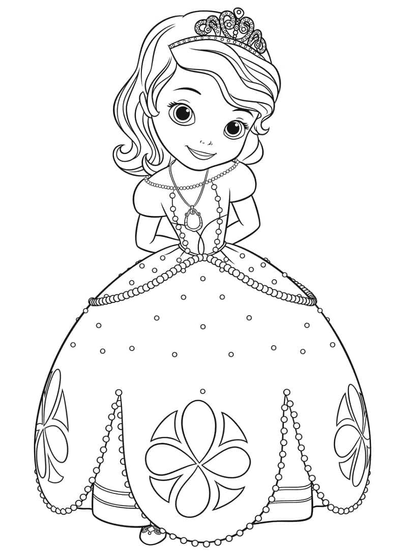 Målarbild Disney Prinsessan Sofia