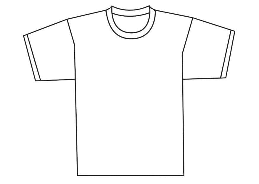 Målarbild Enkel T-shirt