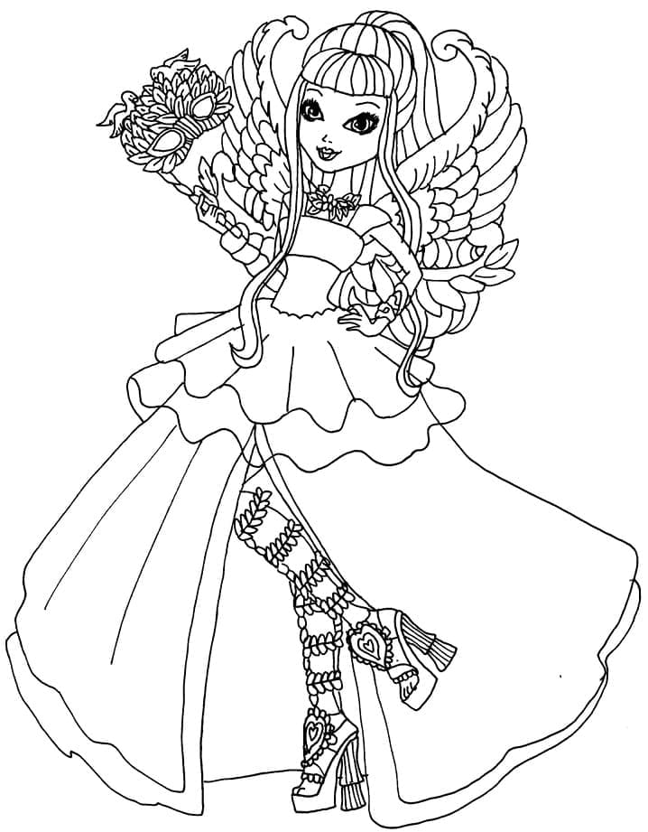 Målarbild Ever After High C.A Cupid