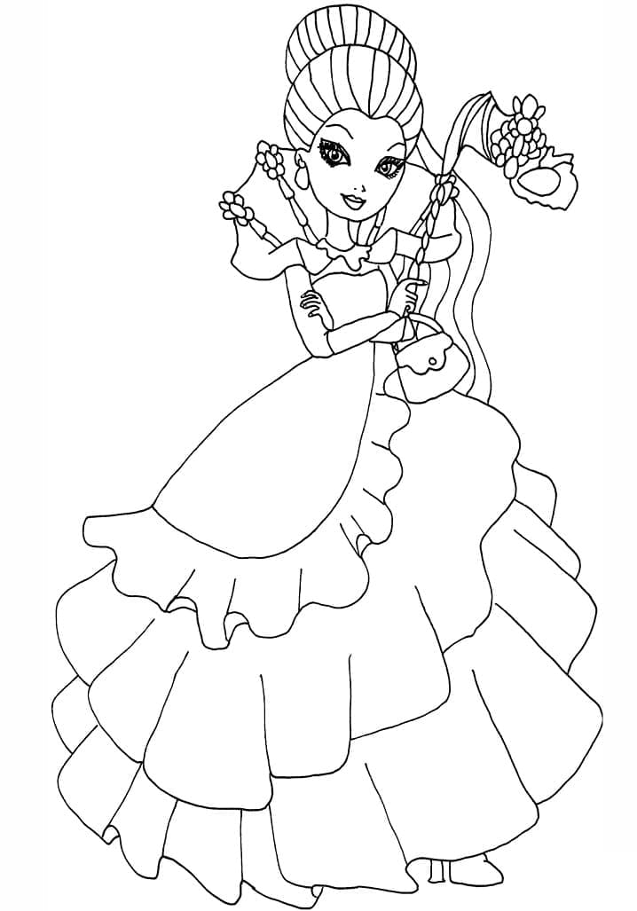 Målarbild Ever After High Raven Queen