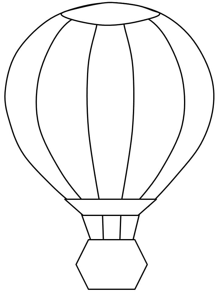 Målarbild Luftballong 3