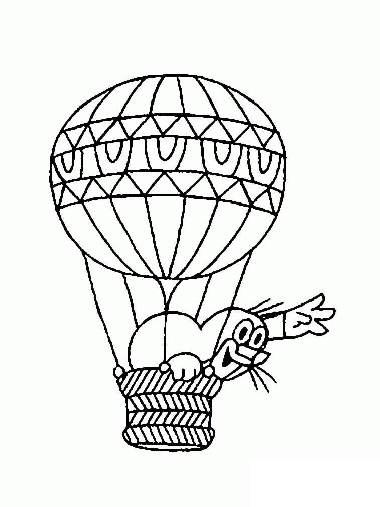 Målarbild Luftballong 4