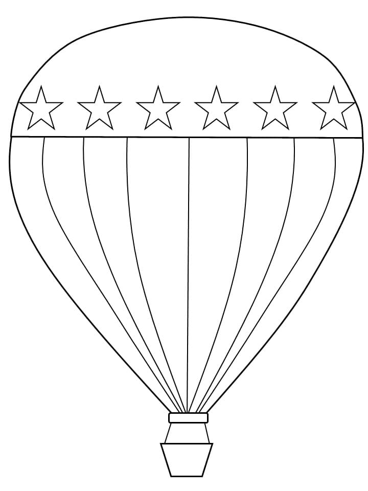 Målarbild Luftballong 6