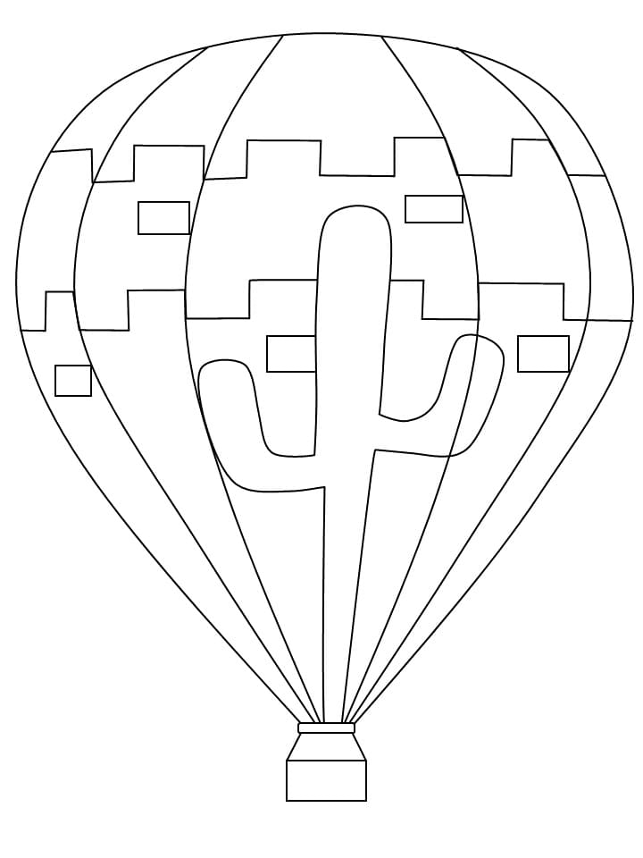 Målarbild Luftballong 7