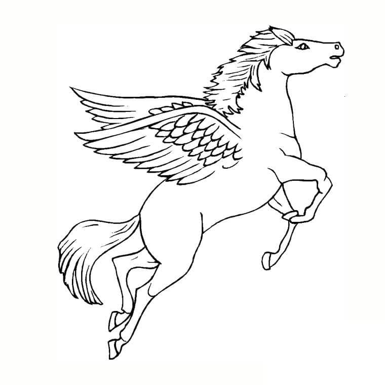 Målarbild Pegasus 3