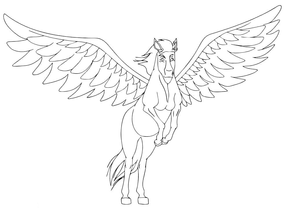 Målarbild Pegasus 8