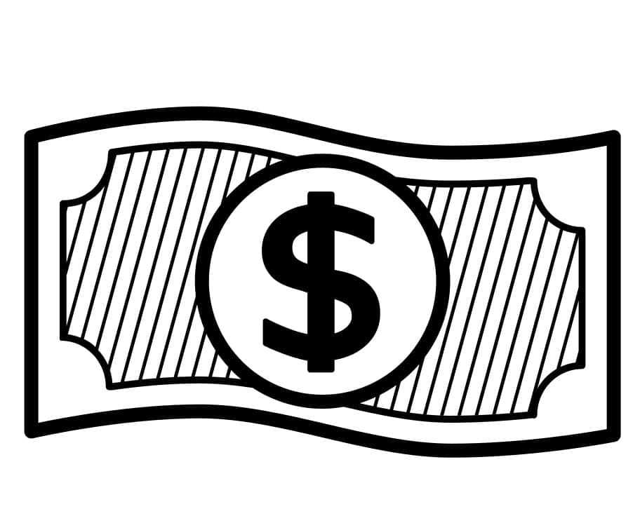 Målarbild Pengar 5