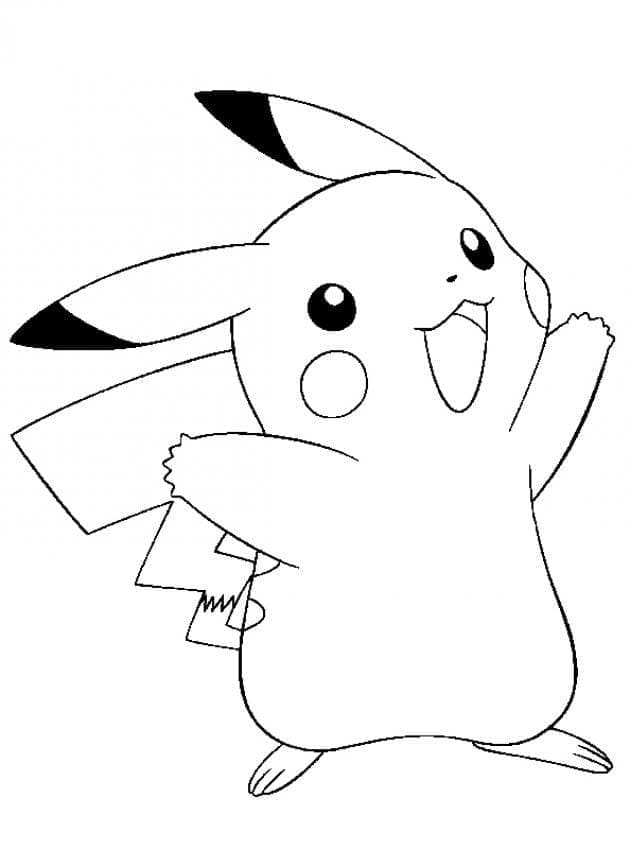 Målarbild Pikachu för Barn