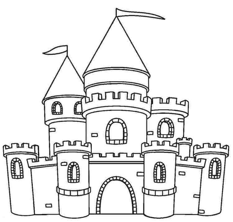 Målarbilder Slott