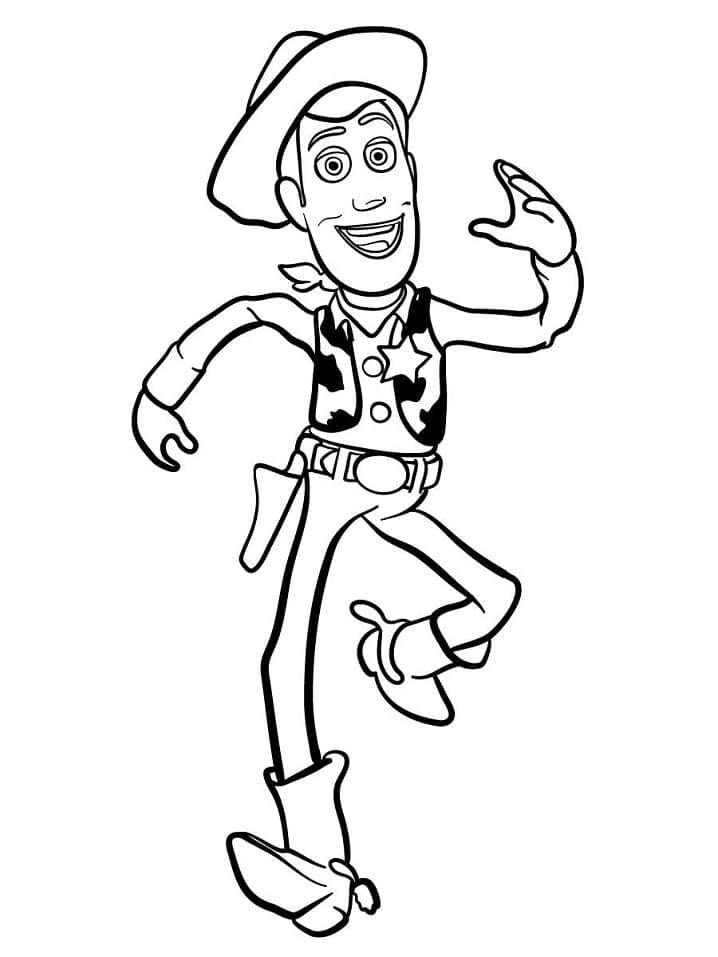 Målarbild Woody Toy Story