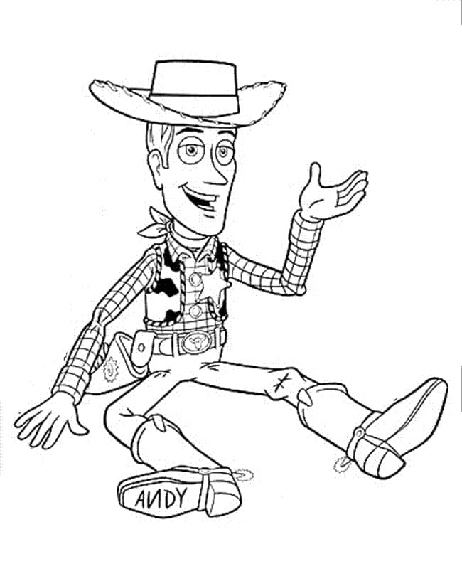 Målarbild Woody