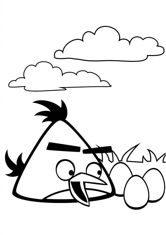 Målarbild Yellow Bird Chuck från Angry Birds