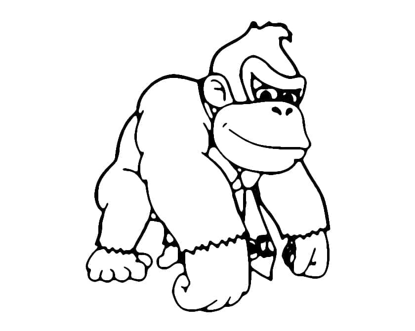 Målarbild Donkey Kong 6