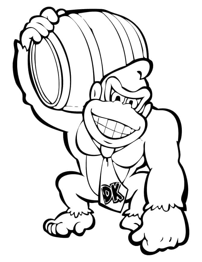 Målarbild Donkey Kong 7