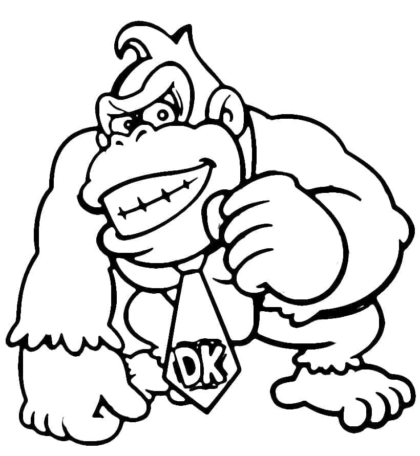 Målarbilder Donkey Kong