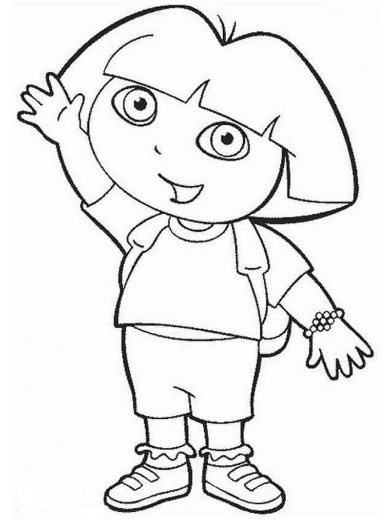 Målarbild Dora Viftar med Handen