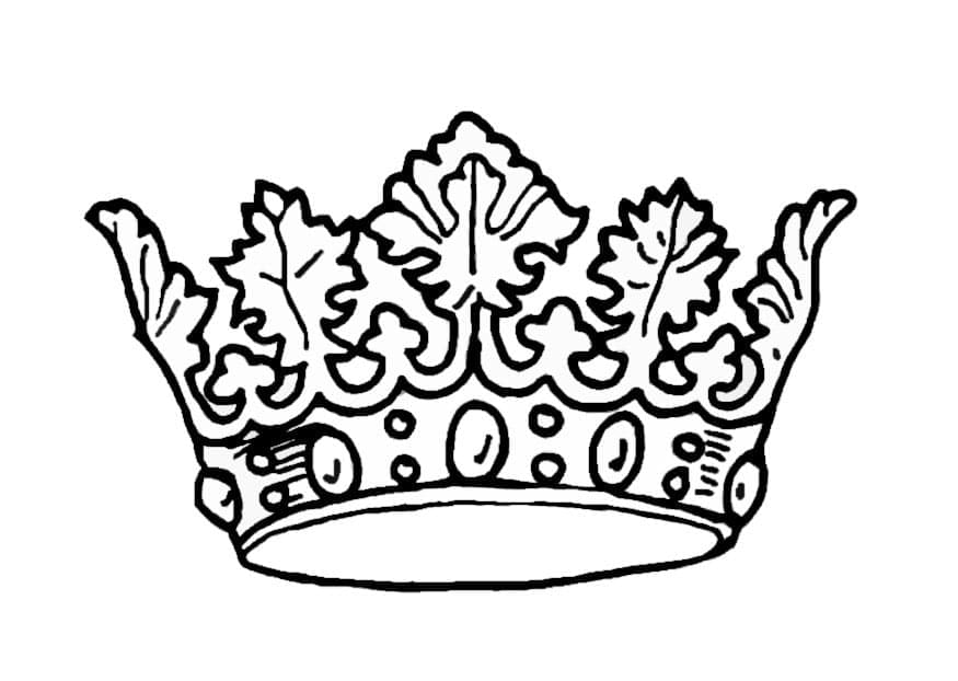 Målarbild Drottningkrona