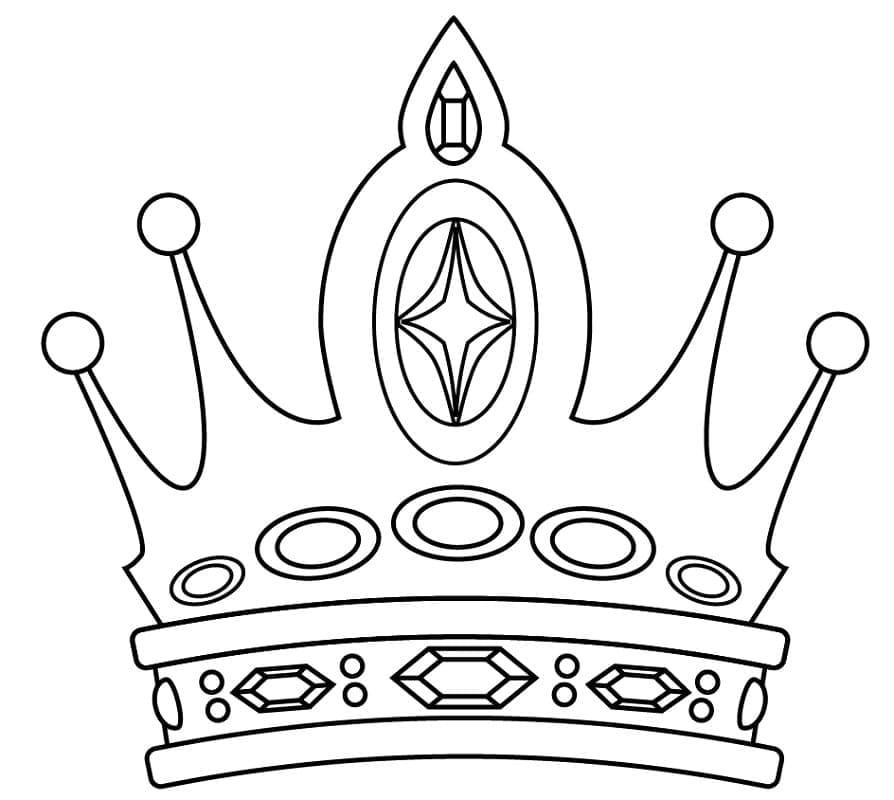 Målarbild Kung Krona