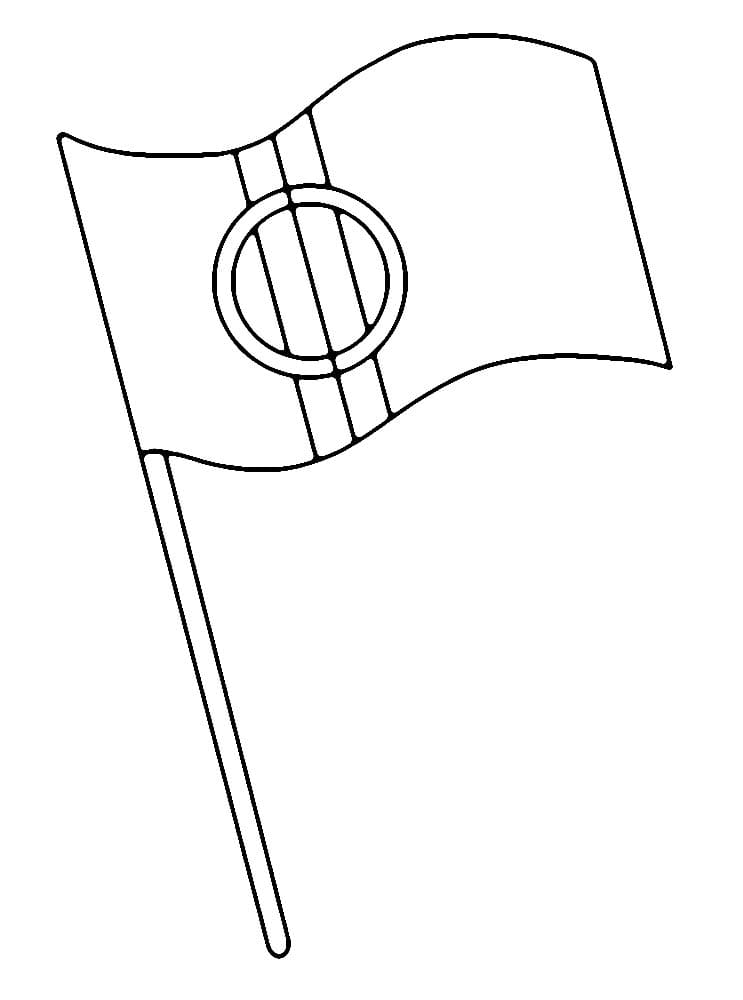 Målarbild Samiska Flaggan 5