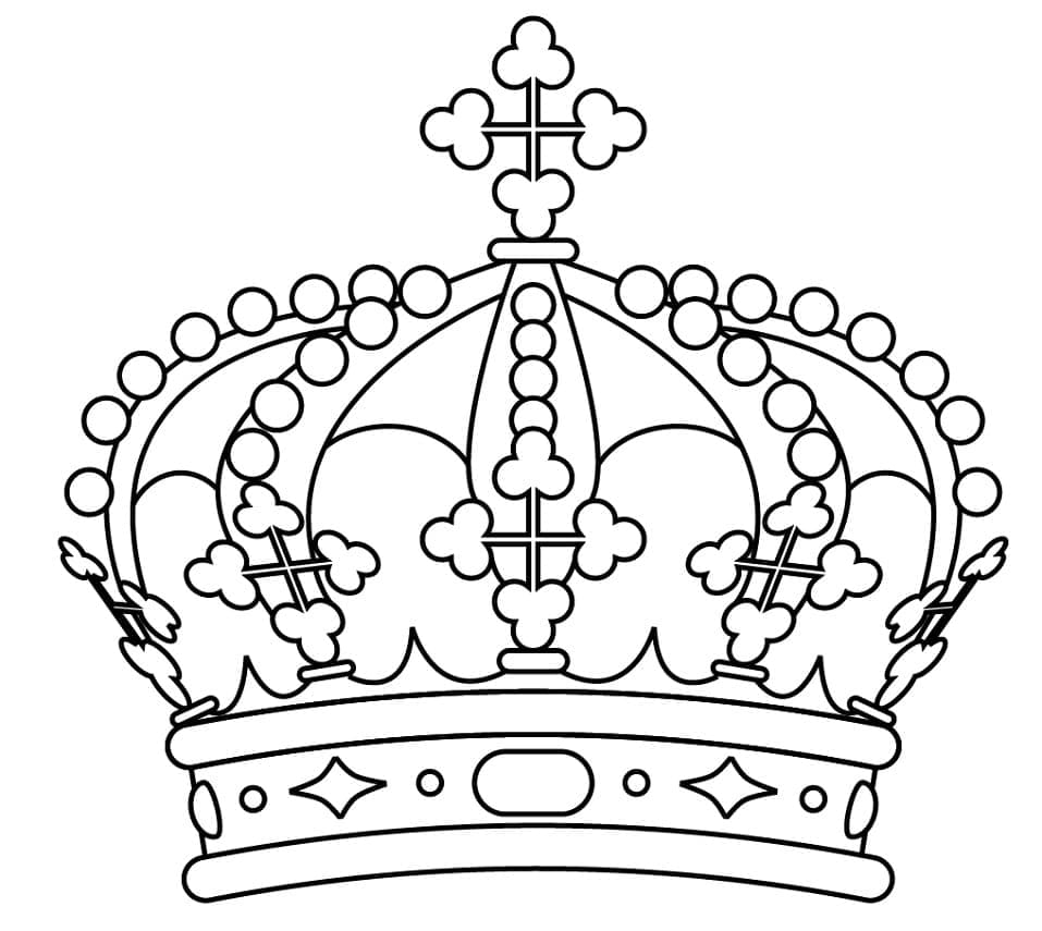 Målarbild Vacker Drottningkrona