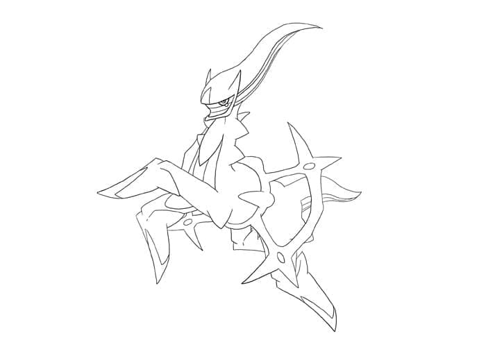Målarbild Bild på Pokémon Arceus