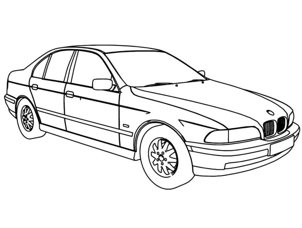 Målarbild BMW 540