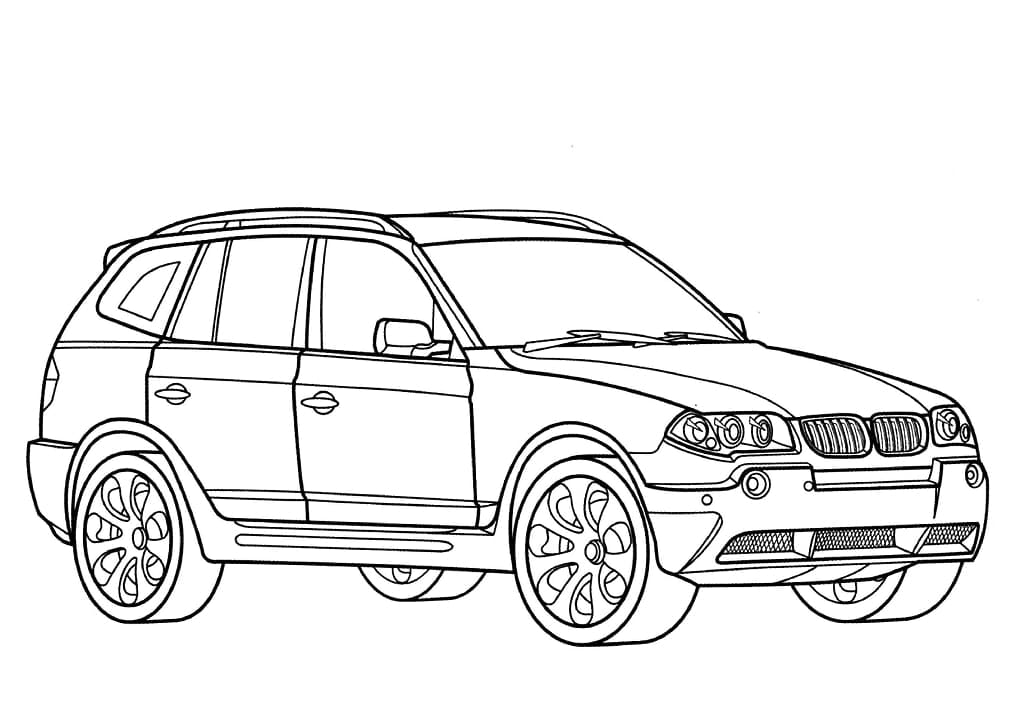 Målarbild BMW X3
