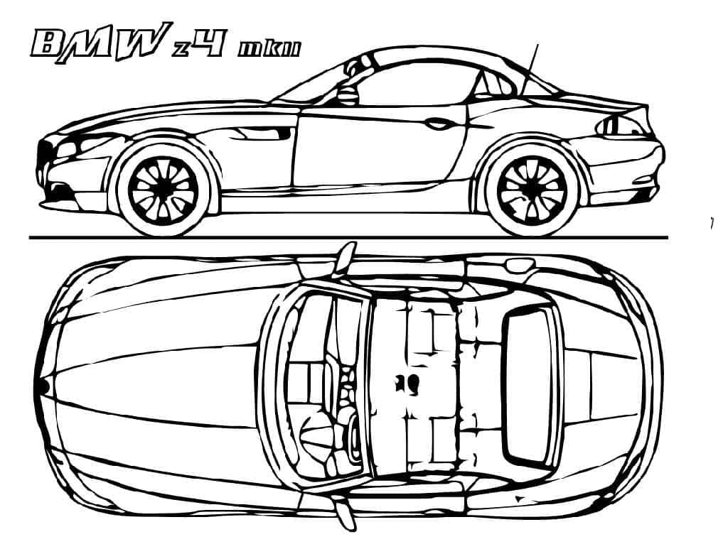 Målarbild BMW Z4